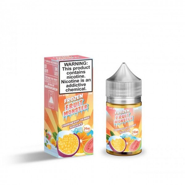 Frozen Fruit Monster Salt - Passionfruit Orange Guava ICE