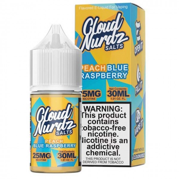 Cloud Nurdz TFN Salt - Peach Blue Raspberry