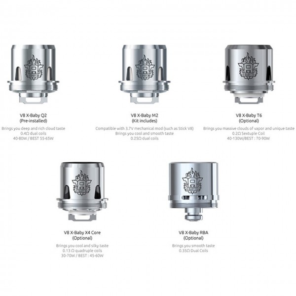 SMOK TFV8 X-Baby T6 Replacement Coils