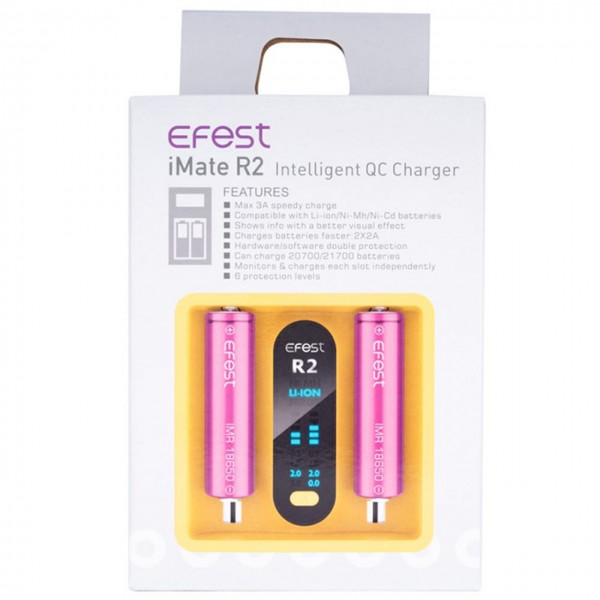 Efest iMate R2 Intelligent QC Battery Charger